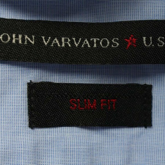 JOHN VARVATOS SLIM FIT BUTTON FRONT SHIRT 16 32/33 - Picture 3 of 5
